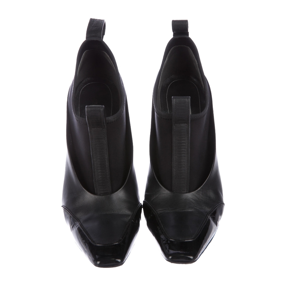 Black BALENCIAGA Bootie Socks Wedge Boots 39/9 - Picture 3 of 7